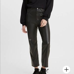 Levi’s faux leather pants